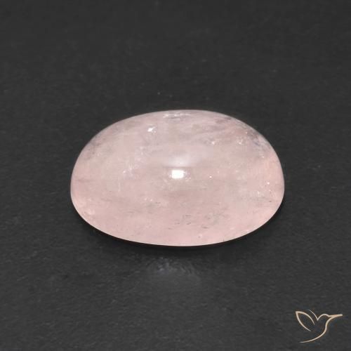 9,17 ctw natürlicher Mittelrosa Morganit, Oval, Lichtdurchlässig