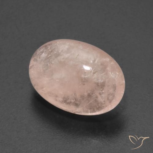 9,17 ctw natürlicher Mittelrosa Morganit, Oval, Transparent