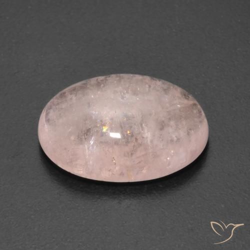 9,17 ctw natürlicher Mittelrosa Morganit, Oval, Transparent