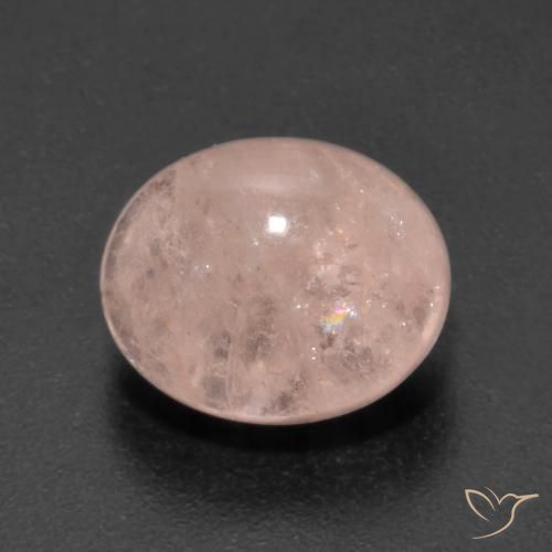 4.50ct Natürlicher Lachs-rosa Morganit, Oval, Transparent