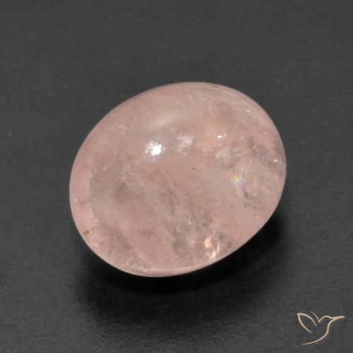 9,17 ctw natürlicher Lachs-rosa Morganit, Oval, Transparent