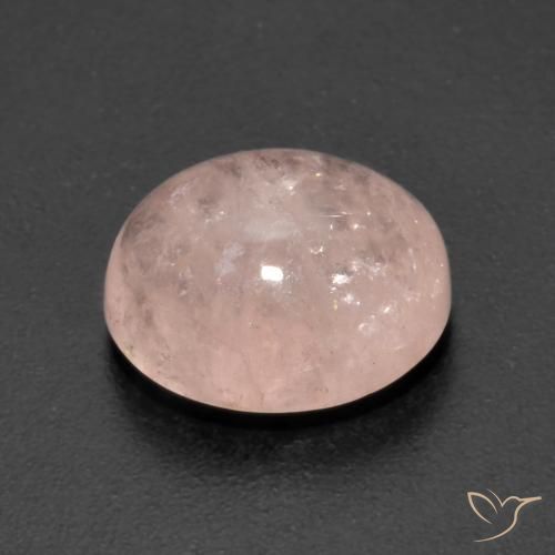 9,17 ctw natürlicher Lachs-rosa Morganit, Oval, Transparent
