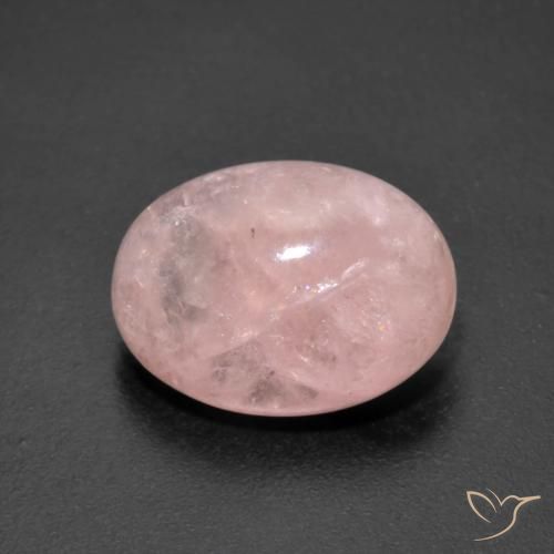 7.02ct Natürlicher rose-rosa Morganit, Oval, Lichtdurchlässig
