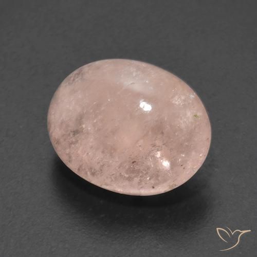 9,17 ctw natürlicher Lachs-rosa Morganit, Oval, Transparent