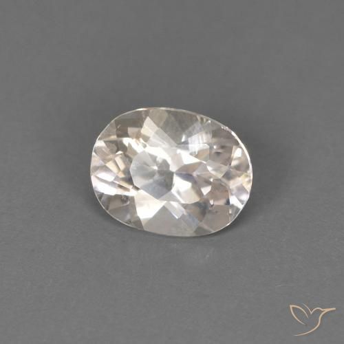 9,17 ctw natürlicher Lachs-rosa Morganit, Oval, VS