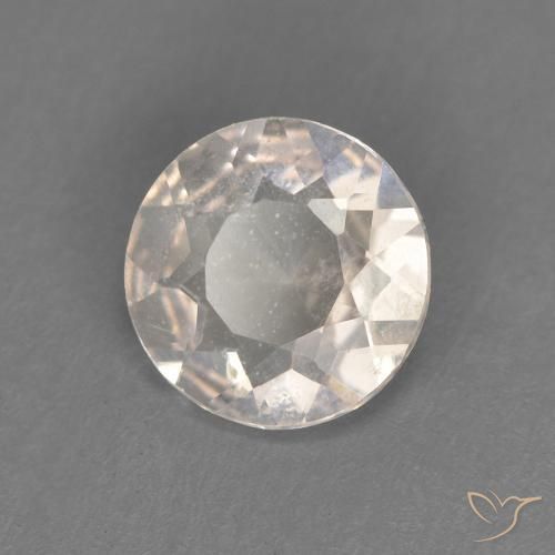 0.51ct Natürlicher Lachs-rosa Morganit, Runden, VVS-VS