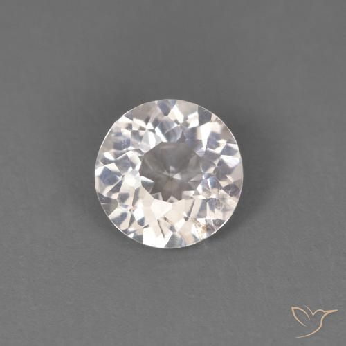0.41ct Natürlicher Sehr helles Rosa Morganit, Runden, VS