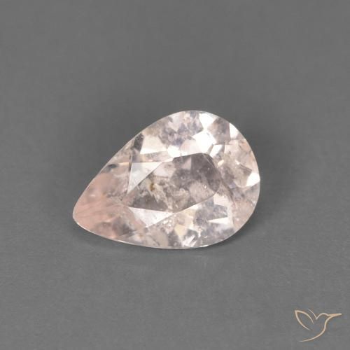 0.42ct Natürlicher Sehr helles Rosa Morganit, Birnenform, SI