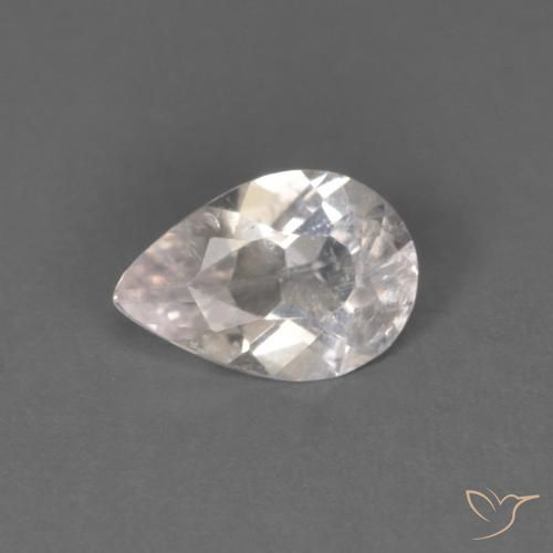 0.34ct Natürlicher Flamingorosa Morganit, Birnenform, SI
