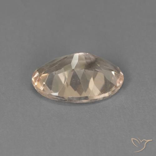 9,17 ctw natürlicher Light Neutral Orange Morganit, Oval, VVS-VS