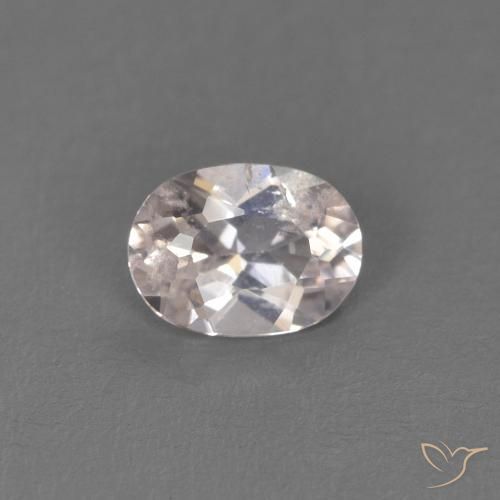 0.32ct Natürlicher Lachs-rosa Morganit, Oval, VS