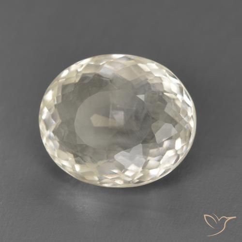 9,17 ctw natürlicher Blasses Gelb Morganit, Oval, VS