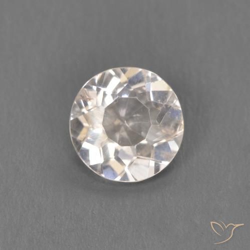 0.33ct Natürlicher Sehr helles Rosa Morganit, Runden, VS