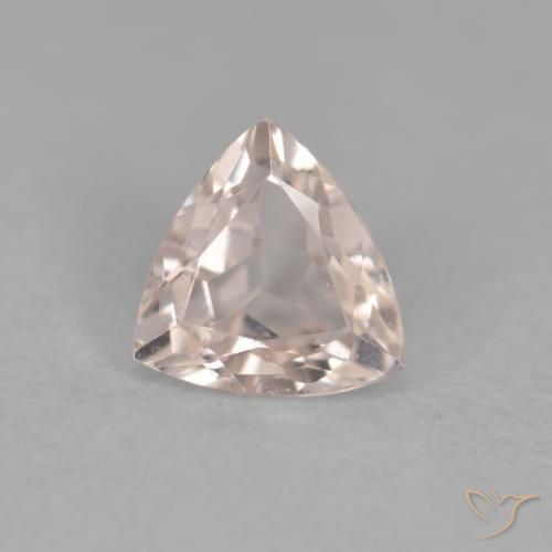 0.33ct Natürlicher Lachs-rosa Morganit, Trillion, VVS-VS