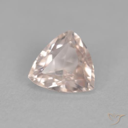 9,17 ctw natürlicher Medium Light-Pink Morganit, Trillion, VVS-VS