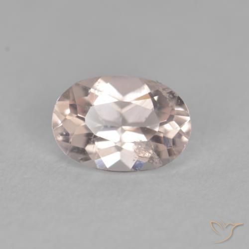 9,17 ctw natürlicher Lachs-rosa Morganit, Oval, VS