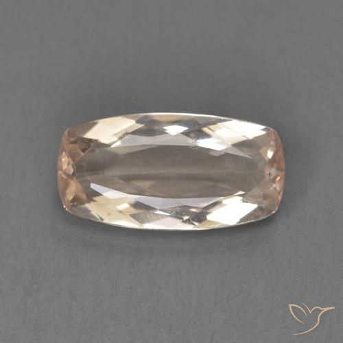1.38ct Natürlicher Mittelrosa Morganit, Kissen, VVS-VS