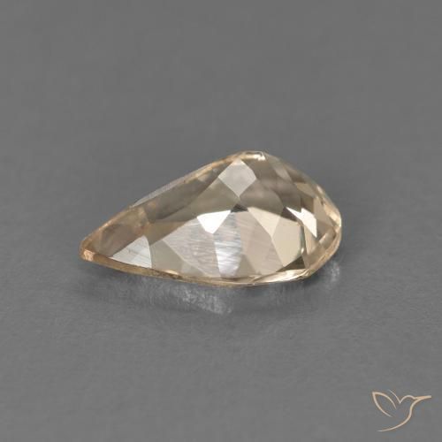 9,17 ctw natürlicher Golden Morganit, Birnenform, VS