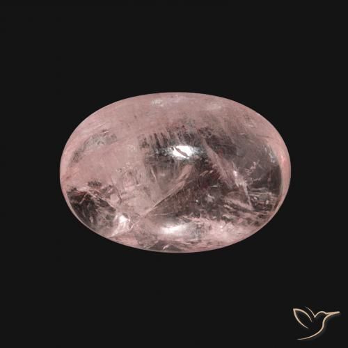 5.37ct Natürlicher Flamingorosa Morganit, Oval, Lichtdurchlässig