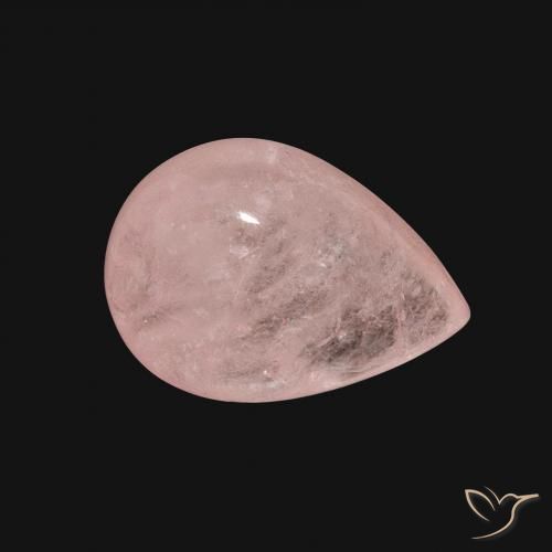 9,17 ctw natürlicher Blush Rosa Morganit, Birnenform, Lichtdurchlässig