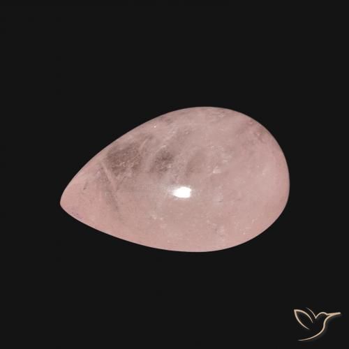 9,17 ctw natürlicher Blush Rosa Morganit, Birnenform, Lichtdurchlässig