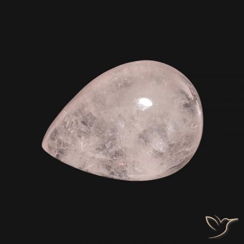 8.00ct Natürlicher Flamingorosa Morganit, Birnenform, Lichtdurchlässig