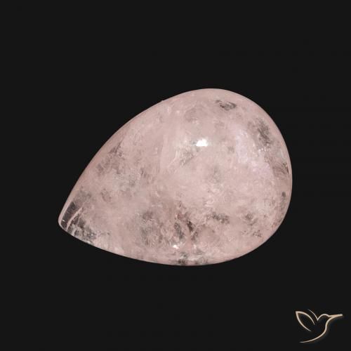 6.16ct Natürlicher Mittelrosa Morganit, Birnenform, Lichtdurchlässig