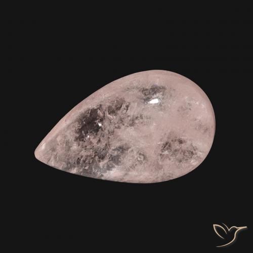 5.28ct Natürlicher Flamingorosa Morganit, Birnenform, Lichtdurchlässig