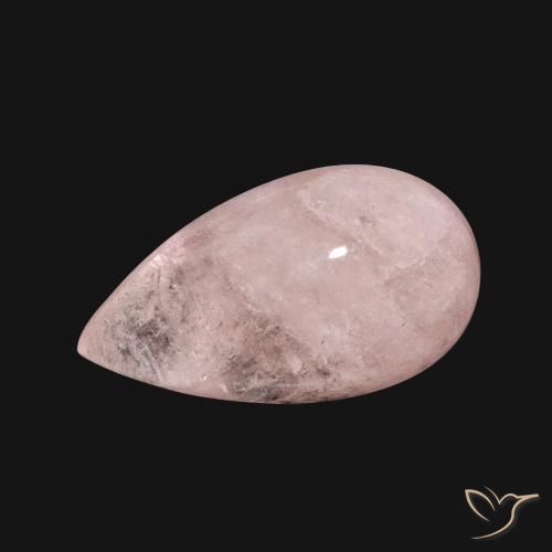 8.18ct Natürlicher Mittelrosa Morganit, Birnenform, Lichtdurchlässig