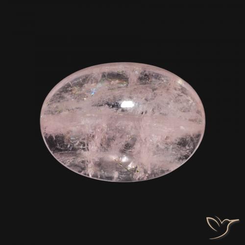 4.80ct Natürlicher Flamingorosa Morganit, Oval, Transparent