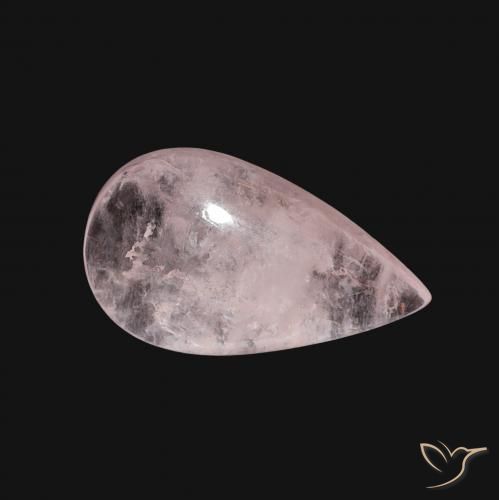 9,17 ctw natürlicher hellrosa Morganit, Birnenform, Transparent