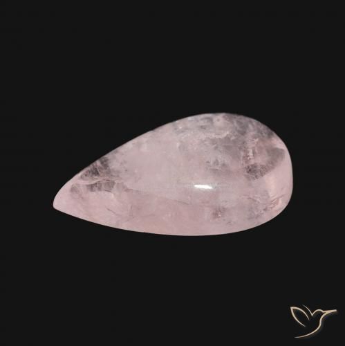 9,17 ctw natürlicher hellrosa Morganit, Birnenform, Transparent