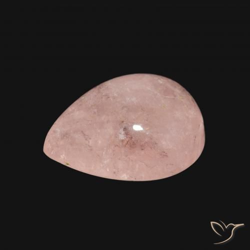 9,17 ctw natürlicher hellrosa Morganit, Birnenform, Transparent