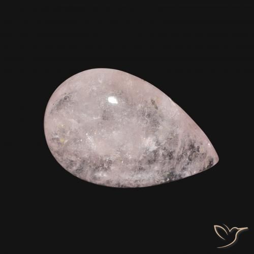 9,17 ctw natürlicher hellrosa Morganit, Birnenform, Transparent