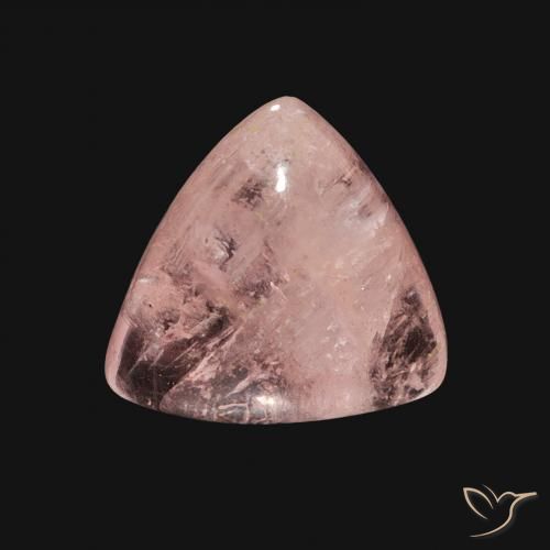3.87ct Natürlicher hellrosa Morganit, Trillion, Transparent