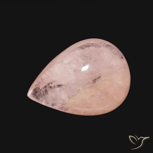 3.52ct Natürlicher hellrosa Morganit, Birnenform, Transparent