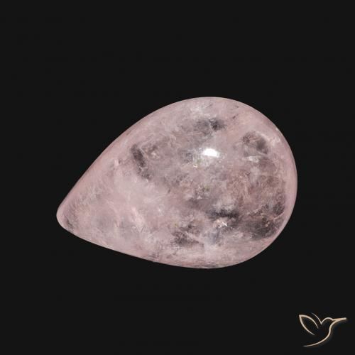 4.02ct Natürlicher Flamingorosa Morganit, Birnenform, Transparent