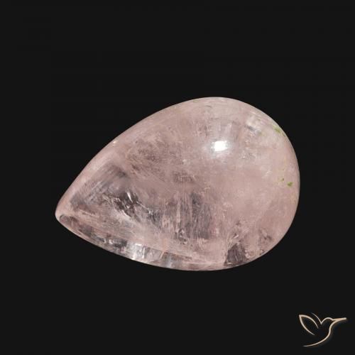 5.89ct Natürlicher Mittelrosa Morganit, Birnenform, Transparent