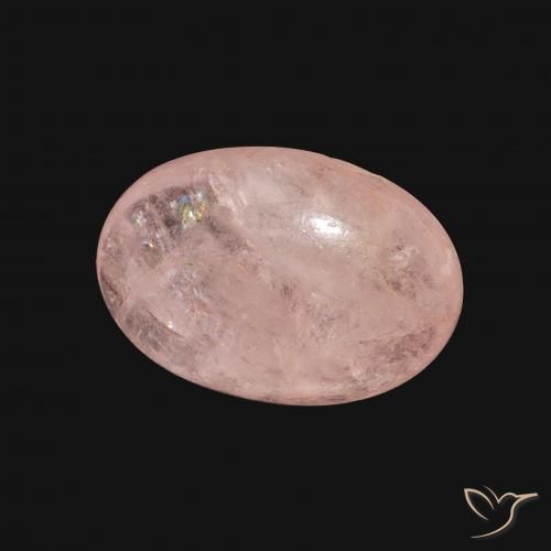 9,17 ctw natürlicher hellrosa Morganit, Oval, Transparent