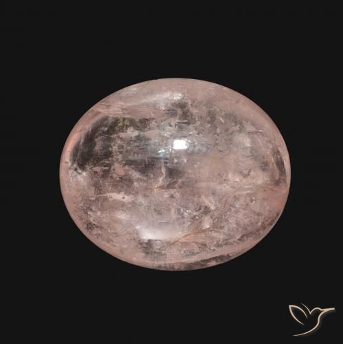 5.93ct Natürlicher Flamingorosa Morganit, Oval, Lichtundurchlässig