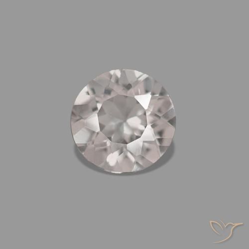 0.21ct Flamingorosa Morganit, Runden, VVS-VS