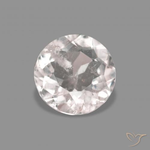 0.48ct Flamingorosa Morganit, Runden, VS-SI