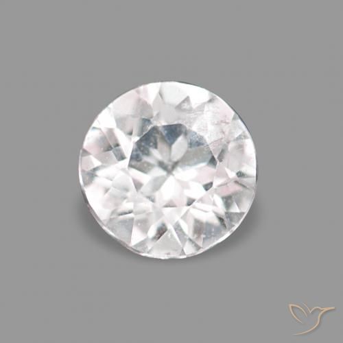 0.13ct hellrosa Morganit, Runden, VS