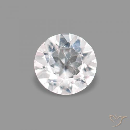 0.12ct hellrosa Morganit, Runden, VS