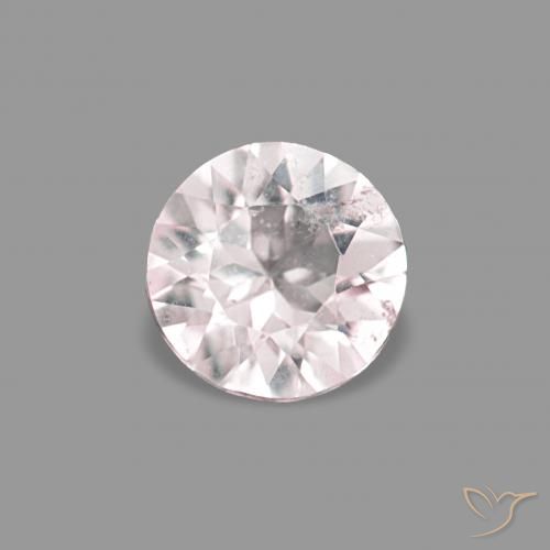 0.24ct hellrosa Morganit, Runden, VS