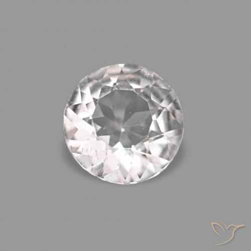 0.23ct Sehr helles Rosa Morganit, Runden, VVS-VS