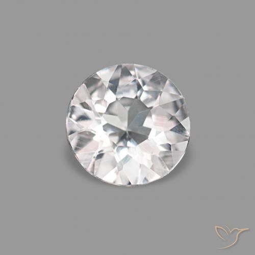 0.16ct Sehr helles Rosa Morganit, Runden, VVS