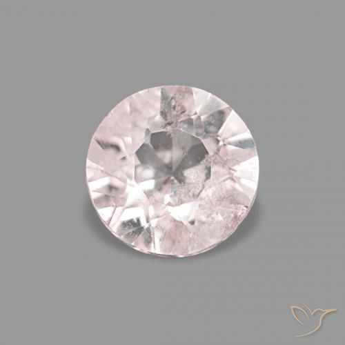 0.29ct Flamingorosa Morganit, Runden, VS-SI