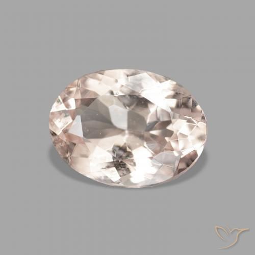 9,17 ctw natürlicher Medium Light-Pink Morganit, Oval, VVS-VS