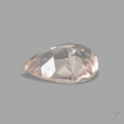 9,17 ctw natürlicher Medium Light-Pink Morganit, Birnenform, VVS